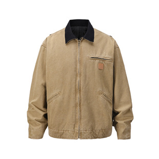 VTG VINTAGE美式重磅潮牌男士秋冬季底特律夹克工装cleanfit外套