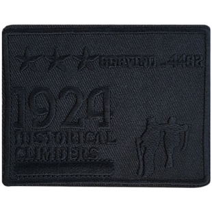 经典黑色字母刺绣布贴补丁贴衣服裤子鞋子补洞修补贴装饰徽章百搭