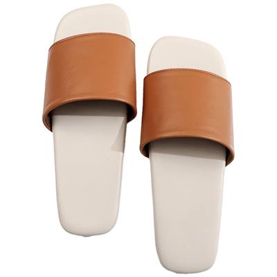 高端轻奢高级感小羊皮凉拖鞋真皮