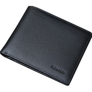 红谷钱包男短款 真皮薄皮夹子新款个性头层牛皮商务青年男士钱夹