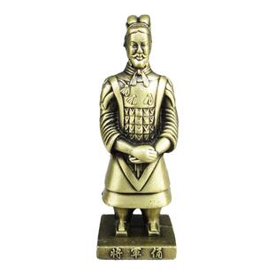 西安秦兵马俑合金兵马俑摆件工艺品旅游纪念中国风特色礼品送老外