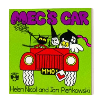 英文原版绘本 Meg's Car 女巫麦格的车 儿童故事书 英文版 进口英语原版书籍