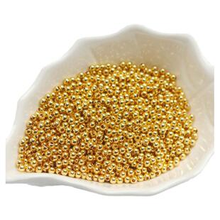 14K包金珠DIY手链保色圆珠18K玫瑰金散珠2/3/4/5/6MM手工饰品配件