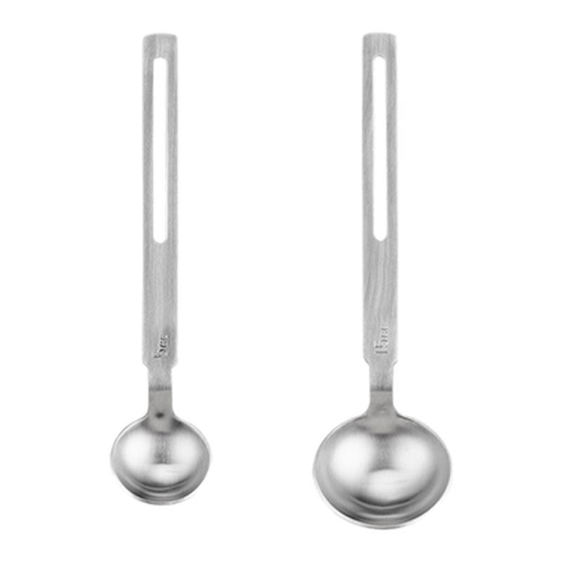 onlycook定量勺304不锈钢小量勺刻度勺子5ml茶匙调料勺油勺奶粉勺