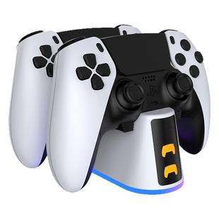 索尼PS5手柄座充PS5双充电底座PlayStationEdge精英手柄充电器专用5V电压安全充电周边配件