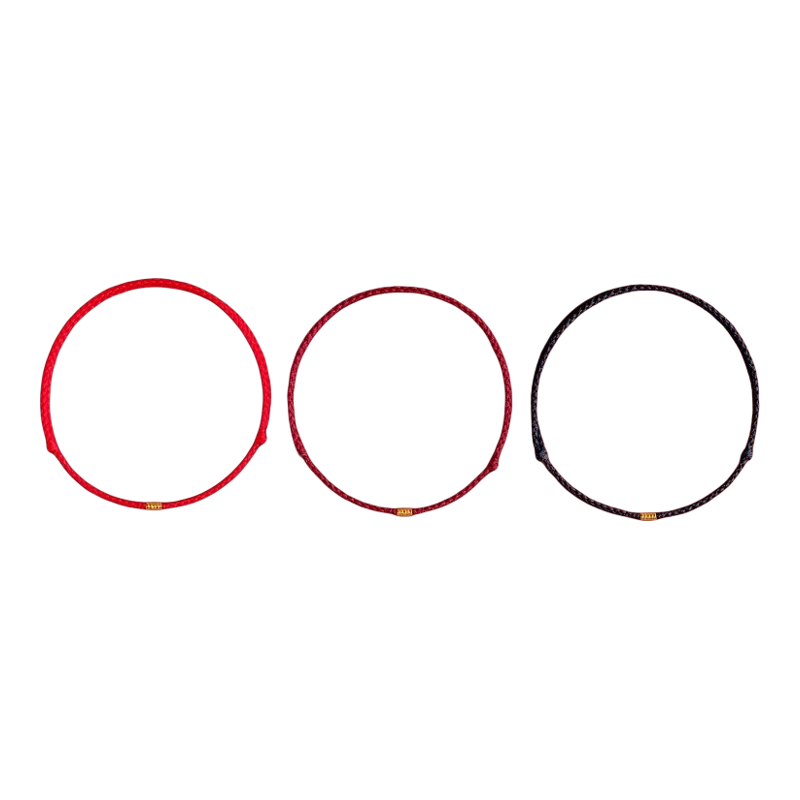 普陀山马年黄金转运珠小红绳手链编织绳手绳本命年护身符足金脚链