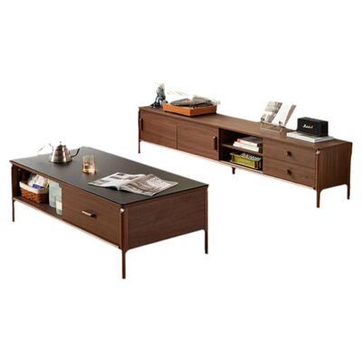 林氏家居客厅电视柜茶几组合2025新款家用卧室地柜小户型林氏木业