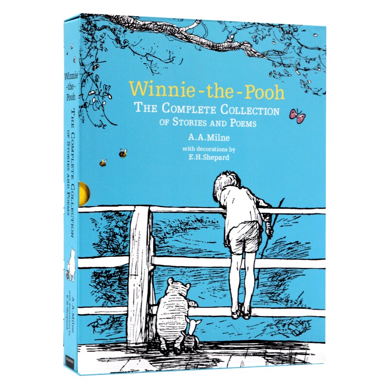 Winnie the Pooh The Complete Collection of Stories and Poems 英文原版 小熊维尼故事诗歌集 精装 卡通动画绘本 英文版英语书
