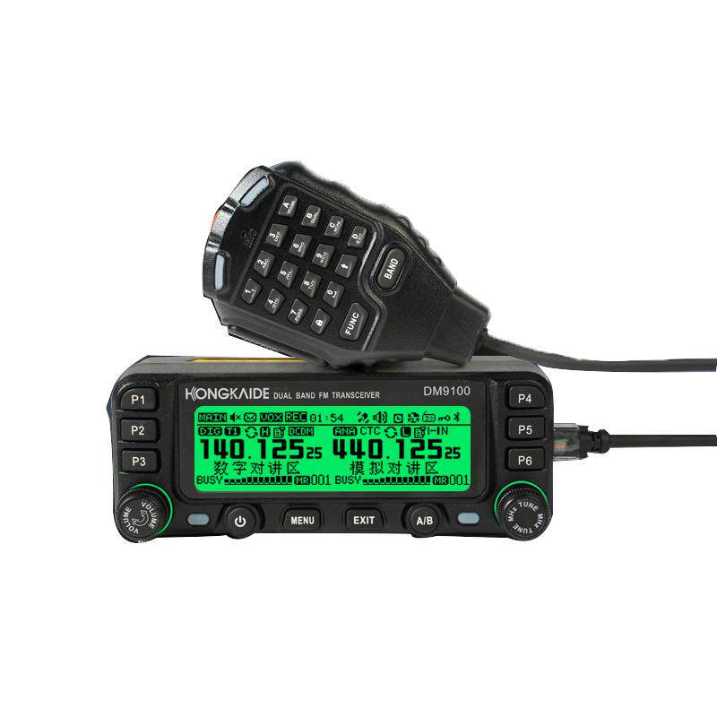 鸿凯德 DM-9100车载台对讲机APRS户外民用自驾游DMR数字车台带GPS
