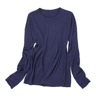 Say Ya【然】轻薄小卷领80支精纺丝绒套头衫 基础款打底