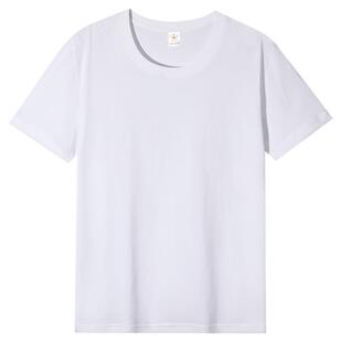定制t恤印logo大码工作服广告衫文化衫短袖班服定做体恤diy印字图