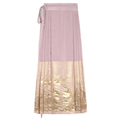 固执中国风绑带长款改良马面裙