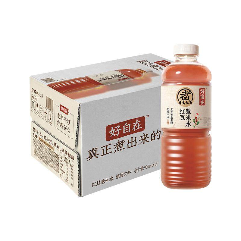 元气森林好自在红豆薏米水900ml*12瓶