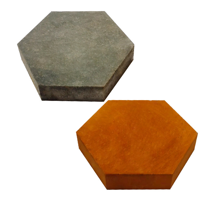 黄缘造景地砖龟箱用小红砖陆龟铺地垫材蜂巢型砖安缘造景装饰庭院