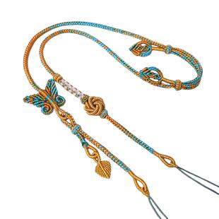 高端吊坠项链绳全手工编织吊坠挂绳唐卡挂绳佛牌链子金锁玉石配绳