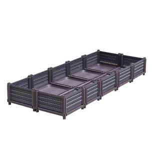 楼顶菜园阳台种菜专用天台种菜箱家庭蔬菜种植箱户外特大组合花盆