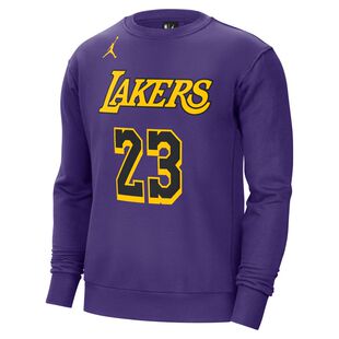 Nike耐克Jordan男子篮球詹姆斯湖人队加绒套头衫卫衣 DN4718-508
