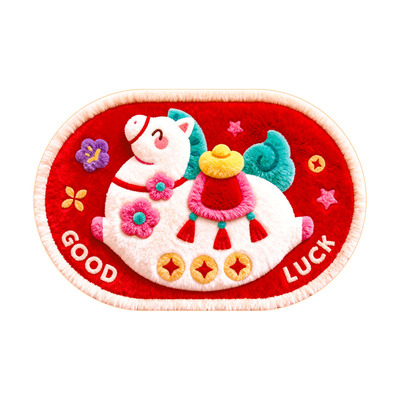 2026马年春节防滑入户地垫过年