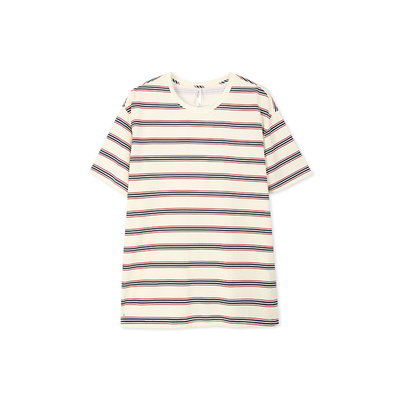 安之伴夏季纯棉条纹短袖单件睡衣