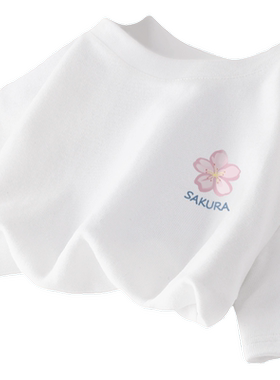棉致童装衣服女童夏季纯棉短袖