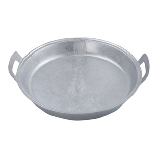 铝平底锅家用商用老式加厚手工铸吕平锅鏊子烙饼水煎包铝锅铝煎锅
