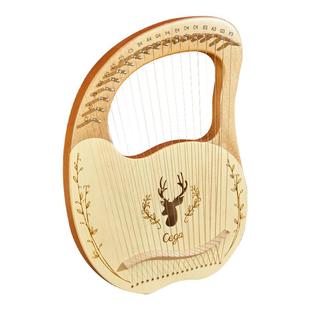 Cega莱雅琴初学者易学箜篌冷门小型乐器lyre里拉竖琴16/21/24弦