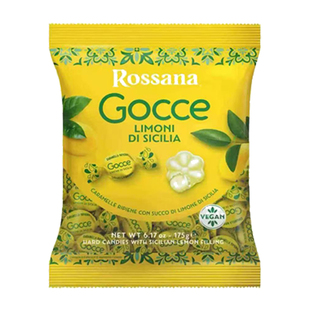 意大利进口Rossana柠檬夹心糖果流心糖开心果椰子味什锦礼盒175g