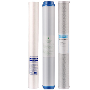 净水器滤芯套餐20寸三级PP棉活性炭三胞胎耗材超滤膜烧结碳树脂