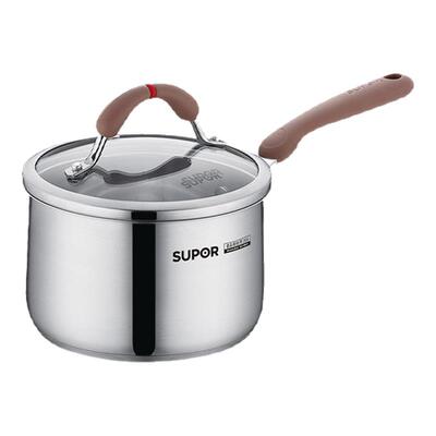 苏泊尔（SUPOR）小红圈304不锈钢奶锅芯彩明火电磁炉通用RT16AA1