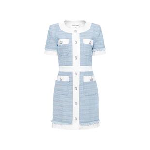 YES BY YESIR叶谦原创设计师夏女裙子missy牛仔香风连衣裙