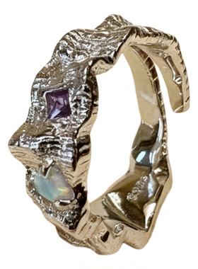 古熙西月光S925银戒指