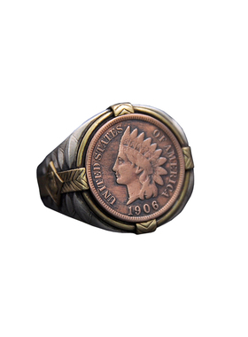 伏尔甘印第安美分戒指纪念款指环