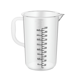 量杯塑料带刻度家用食品级量桶奶茶店专用大容量烘焙毫升小计量杯
