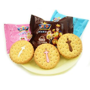 王子饼干散装大箱巧克力夹心饼干多口味混合装小包装卡夫达能