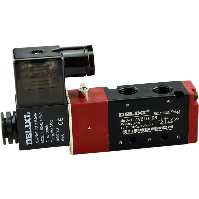 二位五通德力西4v210电磁阀
