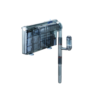 日创壁挂瀑布过滤器小型鱼缸静音增氧水族三合一水泵除油膜新款