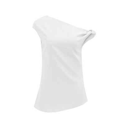 NONRESTRAIN无袖莱赛尔天丝衬衫