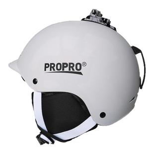 PROPRO新款滑雪头盔带相机支架专业运动护具防撞抗摔男女通用雪盔