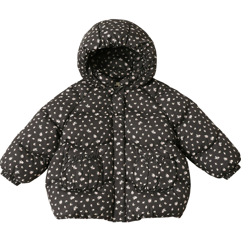 女童羽绒服中小童装2026冬季新品宝宝羽绒服加厚中长款1-3-6岁211