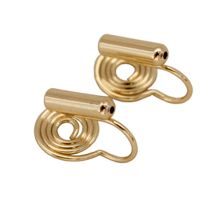 耳钉改蚊香盘耳夹转换器保色竖管掰弯耳针无耳洞耳饰不痛女隐形新