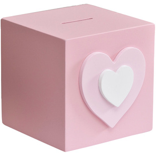 存钱罐儿童女孩只进不出纸币硬币创意粉色女生大容量储蓄罐储钱罐