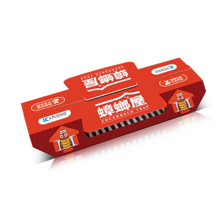 科凌虫控蟑螂屋贴粘板蟑螂药家用端非无毒魔盒捕捉消灭蟑螂一窝全