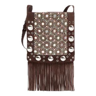 [礼物]华伦天奴VALENTINO男女同款NELLCOTE绒面牛皮革手袋