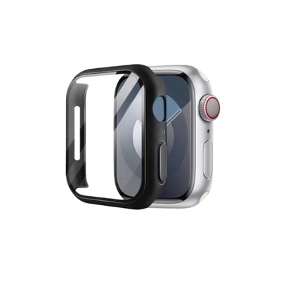 适用iWatch8保护壳曲面AppleWatchS10苹果S9手表带s7保护膜ultra2秋冬9表壳一体watchse钢化全包iphone保护套