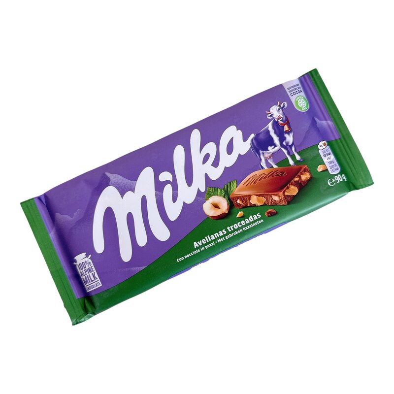 特价MILKA德国妙卡巧克力奥利奥夹心榛子巧克力LU饼干巧克力礼物