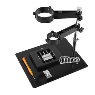 热风枪固定支架热风枪拆焊台焊接架子手机电脑BGA维修工具万向架