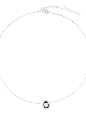 AWE周雨彤庄洁同款S925银项链女