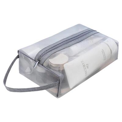 洗漱包网纱透明护肤品口红化妆包