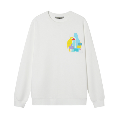 印花NUMBERHERE长袖卫衣