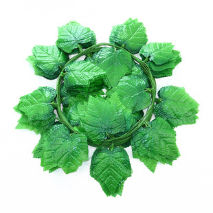 仿真葡萄叶藤条藤蔓植物树叶子管道吊顶装饰花藤假花塑料绿叶缠绕